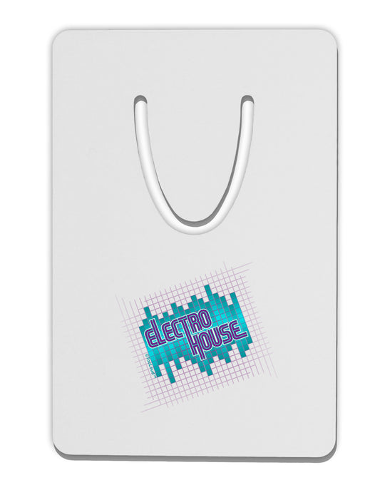 Electro House Equalizer Aluminum Paper Clip Bookmark-Bookmark-TooLoud-White-Davson Sales