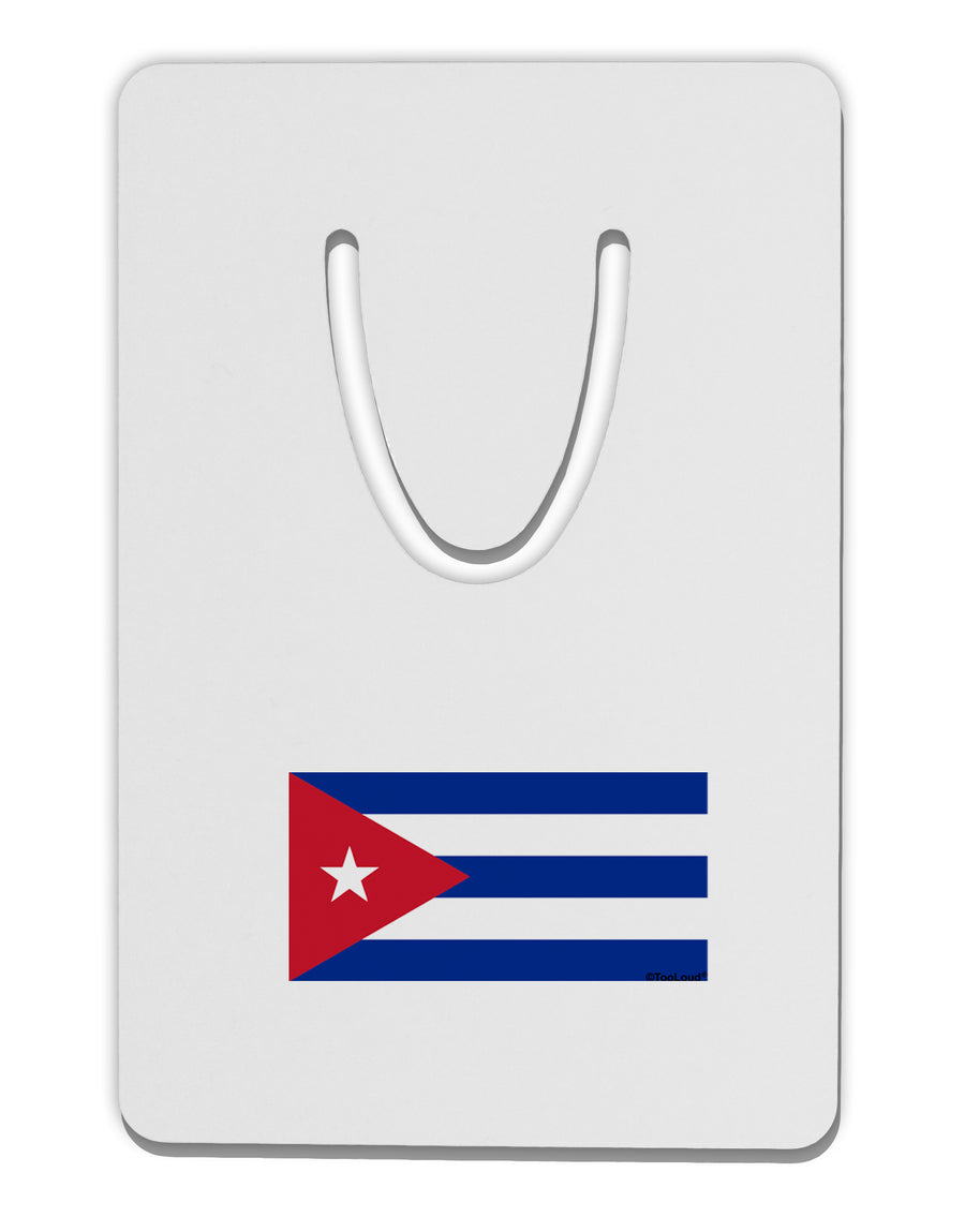 Cuba Flag Cubana Aluminum Paper Clip Bookmark by TooLoud-TooLoud-White-Davson Sales