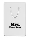 Personalized Mrs Classy Aluminum Paper Clip Bookmark by TooLoud-Bookmark-TooLoud-White-Davson Sales