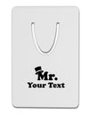 Personalized Mr Classy Aluminum Paper Clip Bookmark by TooLoud-Bookmark-TooLoud-White-Davson Sales