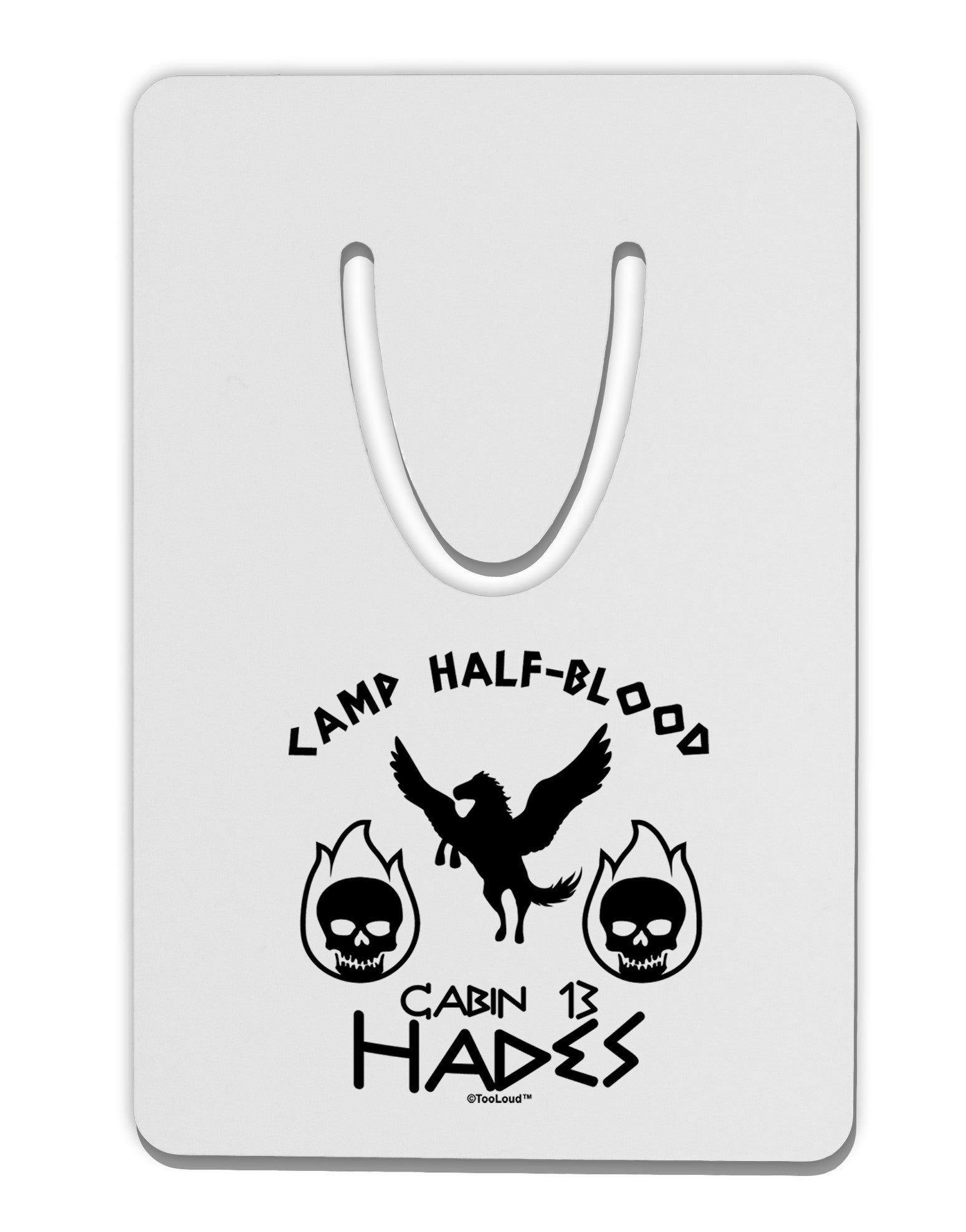 Cabin 13 HadesHalf Blood Aluminum Paper Clip Bookmark-Bookmark-TooLoud-White-Davson Sales