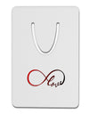 Infinite Love Aluminum Paper Clip Bookmark-Bookmark-TooLoud-White-Davson Sales