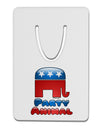 Republican Party Animal Aluminum Paper Clip Bookmark-Bookmark-TooLoud-White-Davson Sales