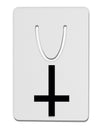 Inverted Cross Aluminum Paper Clip Bookmark-Bookmark-TooLoud-White-Davson Sales