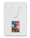 Adopt Cute Kitty Cat Adoption Aluminum Paper Clip Bookmark-Bookmark-TooLoud-White-Davson Sales