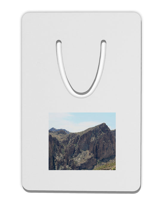 Arizona Saguaro Lake Mountains Aluminum Paper Clip Bookmark-Bookmark-TooLoud-White-Davson Sales