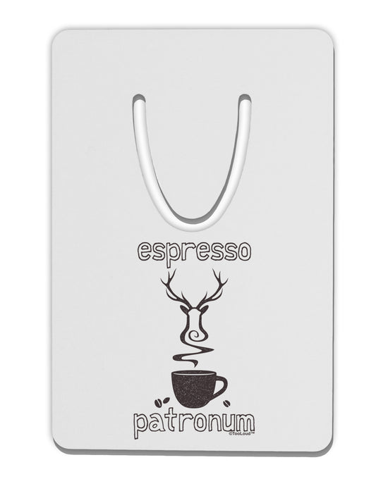 Espresso Patronum Aluminum Paper Clip Bookmark-Bookmark-TooLoud-White-Davson Sales