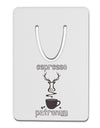 Espresso Patronum Aluminum Paper Clip Bookmark-Bookmark-TooLoud-White-Davson Sales