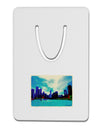 Chicago Skyline Watercolor Aluminum Paper Clip Bookmark-Bookmark-TooLoud-White-Davson Sales