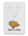 Chihuahua Dog with Sombrero - Cinco de Mayo Aluminum Paper Clip Bookmark by TooLoud-Bookmark-TooLoud-White-Davson Sales