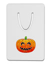 Jack-O-Lantern Watercolor Aluminum Paper Clip Bookmark-Bookmark-TooLoud-White-Davson Sales