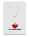 I Heart My Awesome Husband Aluminum Paper Clip Bookmark by TooLoud-TooLoud-White-Davson Sales