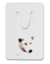 White Wolf Head Cutout Aluminum Paper Clip Bookmark-Bookmark-TooLoud-White-Davson Sales