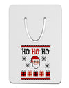 Ho Ho Ho Ugly Christmas Sweater Aluminum Paper Clip Bookmark-Bookmark-TooLoud-White-Davson Sales