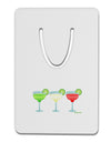 Margaritas - Mexican Flag Colors - Cinco de Mayo Aluminum Paper Clip Bookmark by TooLoud-Bookmark-TooLoud-White-Davson Sales