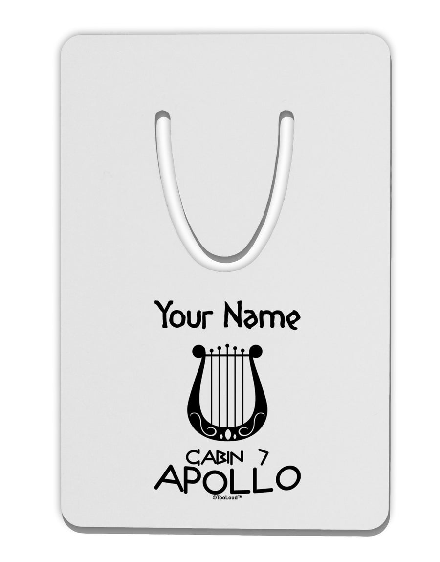 Personalized Cabin 7 Apollo Aluminum Paper Clip Bookmark-Bookmark-TooLoud-White-Davson Sales