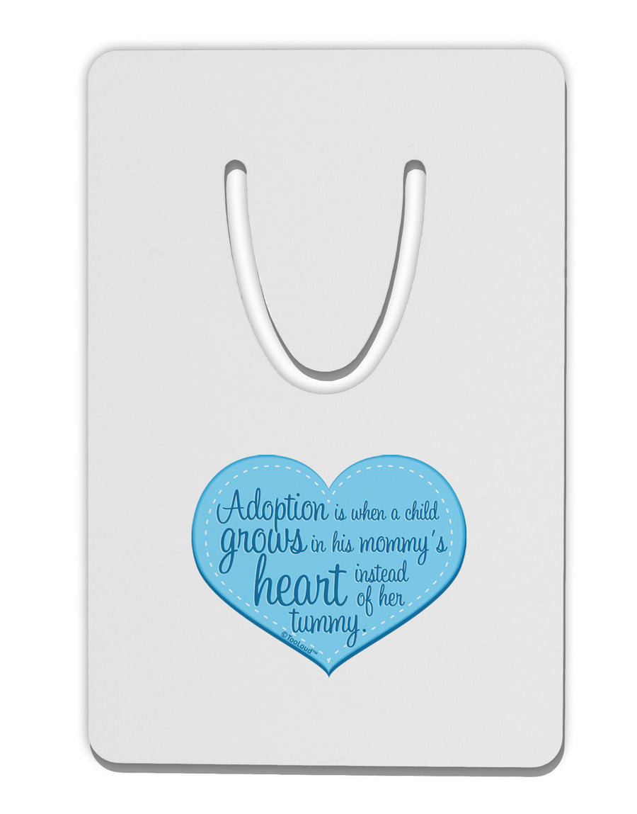 Adoption is When - Mom and Son Quote Aluminum Paper Clip Bookmark by TooLoud-Bookmark-TooLoud-White-Davson Sales