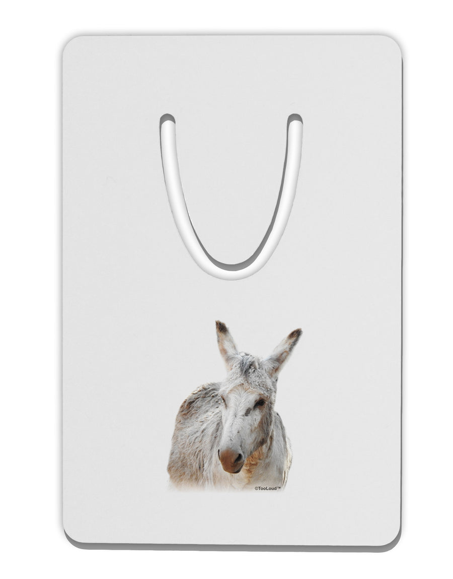 Burro Cutout Aluminum Paper Clip Bookmark-Bookmark-TooLoud-White-Davson Sales