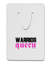 TooLoud Warrior Queen Pink Script Aluminum Paper Clip Bookmark-Bookmark-TooLoud-White-Davson Sales