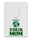 Respect Your Mom - Mother Earth Design - Color Aluminum Paper Clip Bookmark-Bookmark-TooLoud-White-Davson Sales