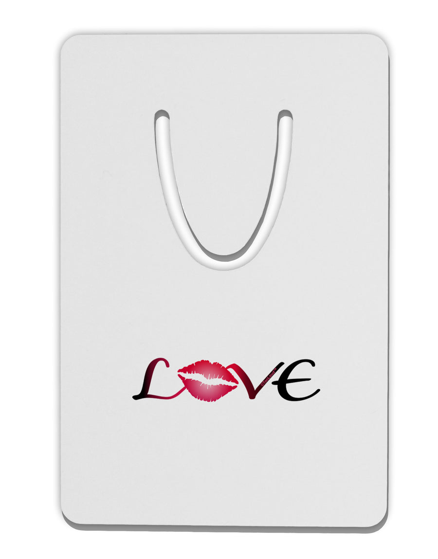 Love Kiss Aluminum Paper Clip Bookmark-Bookmark-TooLoud-White-Davson Sales