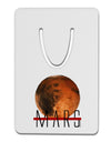 Planet Mars Text Aluminum Paper Clip Bookmark-Bookmark-TooLoud-White-Davson Sales