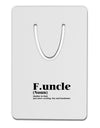 Funcle - Fun Uncle Aluminum Paper Clip Bookmark by TooLoud-TooLoud-White-Davson Sales