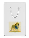 Lion Watercolor 1 Aluminum Paper Clip Bookmark-Bookmark-TooLoud-White-Davson Sales