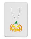 Happy Halloween Jack Yellow Aluminum Paper Clip Bookmark-Bookmark-TooLoud-White-Davson Sales