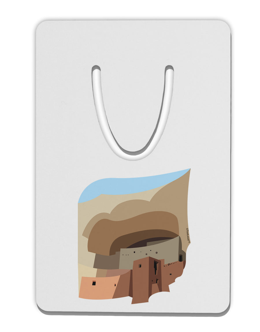 Montezuma Castle Artwork Aluminum Paper Clip Bookmark-Bookmark-TooLoud-White-Davson Sales