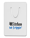 TooLoud Witches Be Trippin Blue Aluminum Paper Clip Bookmark-Bookmark-TooLoud-White-Davson Sales