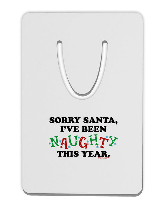 I've Been Naughty This Year Aluminum Paper Clip Bookmark-Bookmark-TooLoud-White-Davson Sales