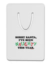 I've Been Naughty This Year Aluminum Paper Clip Bookmark-Bookmark-TooLoud-White-Davson Sales