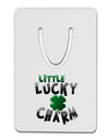 Little Lucky Charm Aluminum Paper Clip Bookmark-Bookmark-TooLoud-White-Davson Sales