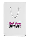Black Friday Survivor Aluminum Paper Clip Bookmark-Bookmark-TooLoud-White-Davson Sales