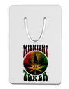Midnight Toker Marijuana Aluminum Paper Clip Bookmark-Bookmark-TooLoud-White-Davson Sales