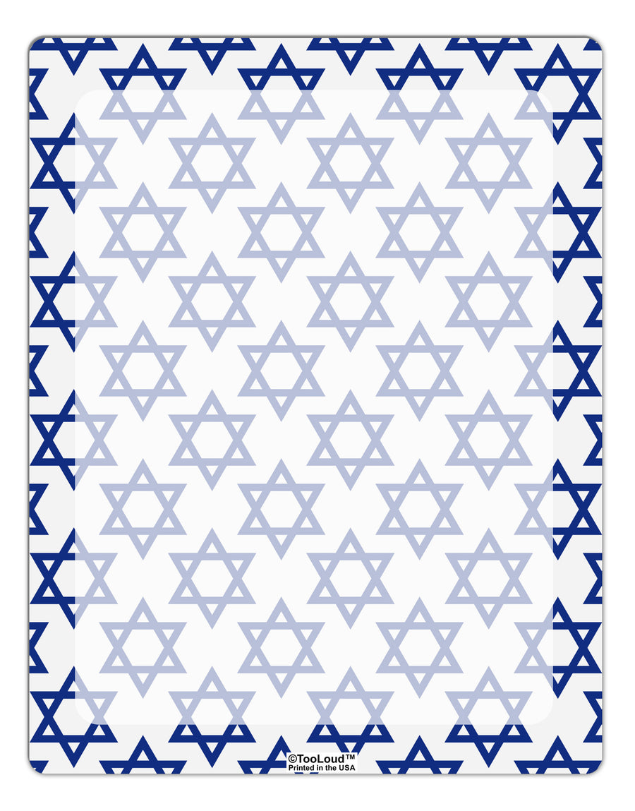 Stars of David Jewish Aluminum Dry Erase Board All Over Print by TooLoud-Dry Erase Board-TooLoud-White-Davson Sales