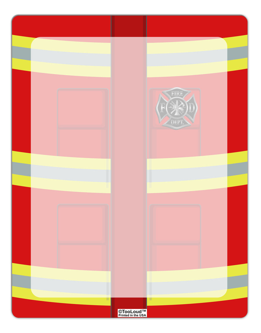 Firefighter Red AOP Aluminum Dry Erase Board All Over Print-Dry Erase Board-TooLoud-White-Davson Sales