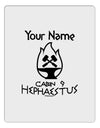 Personalized Cabin 9 Hephaestus Aluminum Dry Erase Board