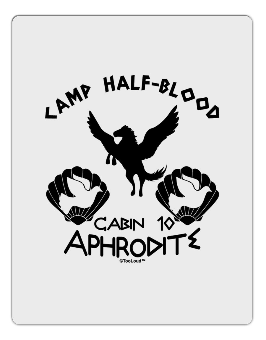 Cabin 10 Aphrodite Camp Half Blood Aluminum Dry Erase Board-Dry Erase Board-TooLoud-White-Davson Sales