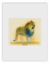 Lion Watercolor 1 Aluminum Dry Erase Board-Dry Erase Board-TooLoud-White-Davson Sales