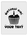 Personalized Birthday Girl Cupcake -Customizable- Name Aluminum Dry Erase Board-Dry Erase Board-TooLoud-White-Davson Sales