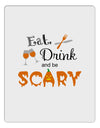 Eat Drink Scary Black Aluminum Dry Erase Board-Dry Erase Board-TooLoud-White-Davson Sales