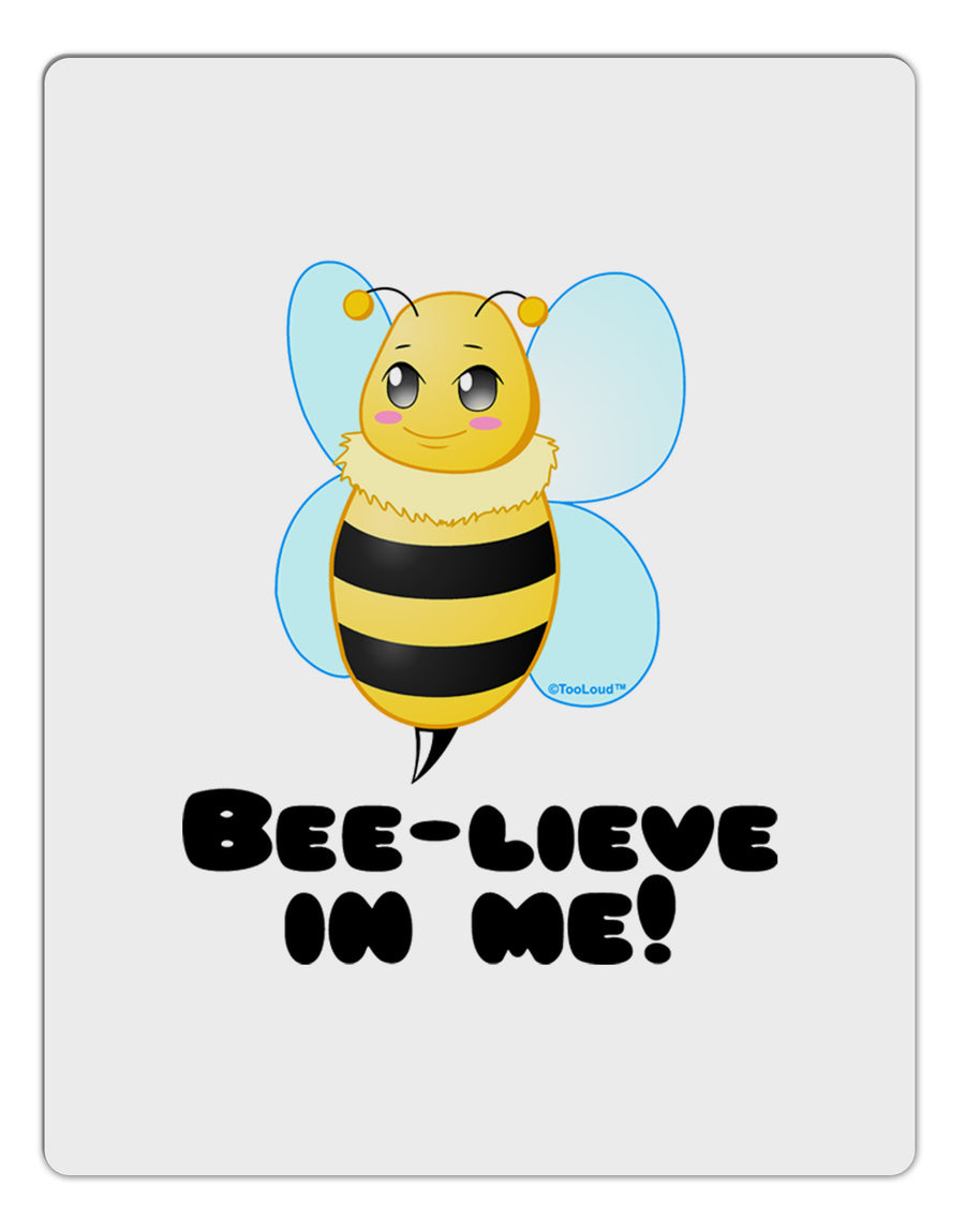 Bee-lieve In Me Aluminum Dry Erase Board-Dry Erase Board-TooLoud-White-Davson Sales