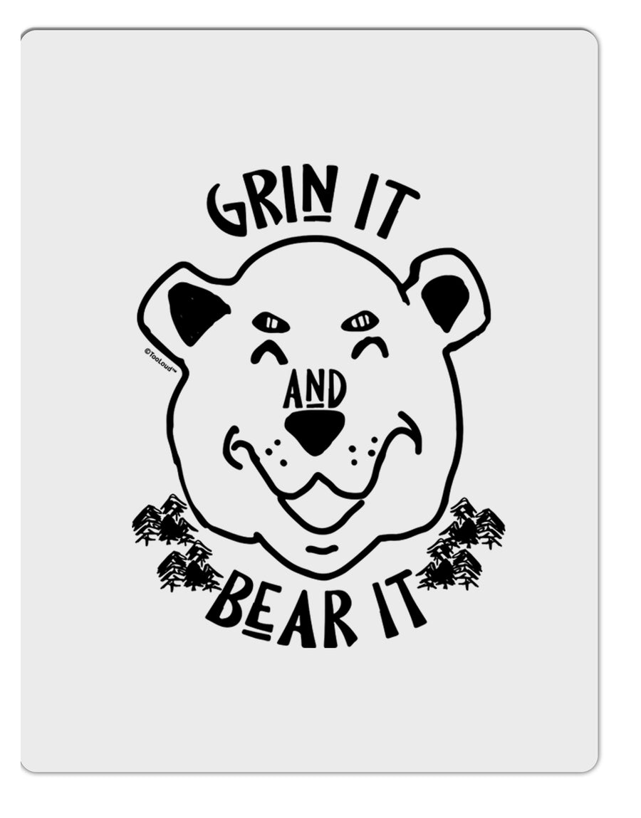 TooLoud Grin and bear it Aluminum Dry Erase Board-Dry Erase Board-TooLoud-Davson Sales