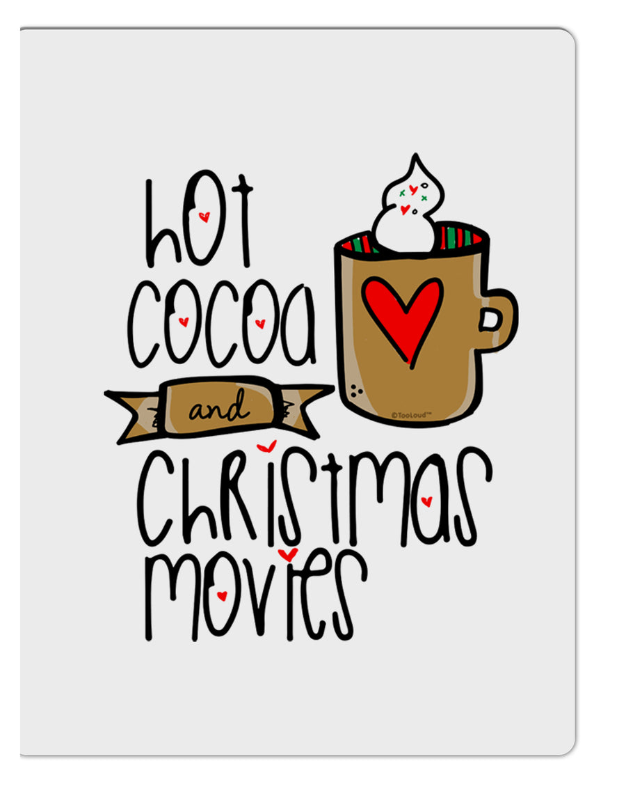 TooLoud Hot Cocoa and Christmas Movies Aluminum Dry Erase Board
