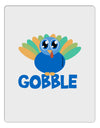 Cute Gobble Turkey Blue Aluminum Dry Erase Board-Dry Erase Board-TooLoud-White-Davson Sales