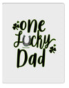 TooLoud One Lucky Dad Shamrock Aluminum Dry Erase Board-Dry Erase Board-TooLoud-Davson Sales