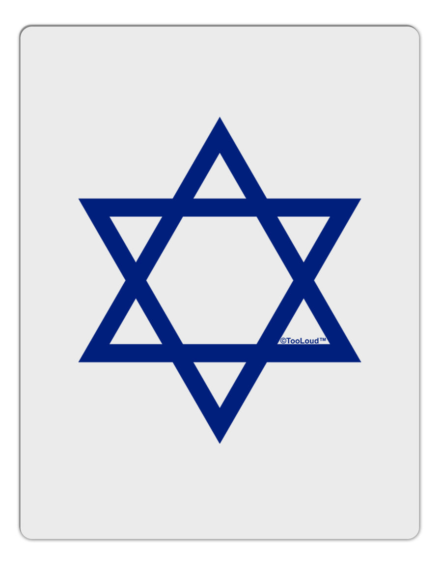 Jewish Star of David Aluminum Dry Erase Board by TooLoud-Dry Erase Board-TooLoud-White-Davson Sales