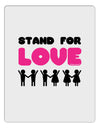 Stand For Love Pink Aluminum Dry Erase Board-Dry Erase Board-TooLoud-White-Davson Sales